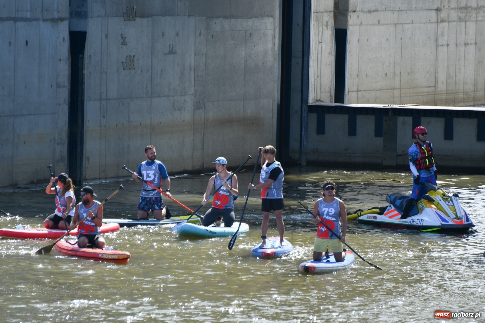 Zdjęcie w galerii na portalu naszraciborz.pl: Regaty Odra Sup Cup - long race wystartował spod zapory [FOTO i WIDEO] wiadomości z regionu