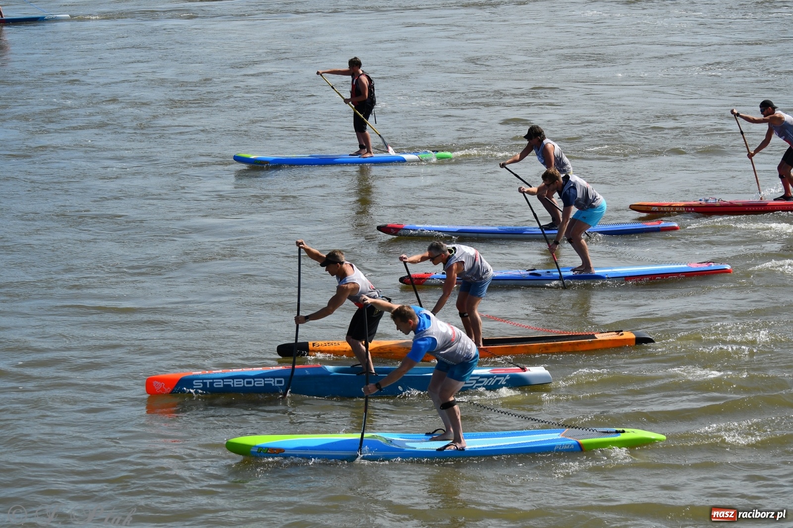 Zdjęcie w galerii na portalu naszraciborz.pl: Regaty Odra Sup Cup - long race wystartował spod zapory [FOTO i WIDEO] wiadomości z regionu