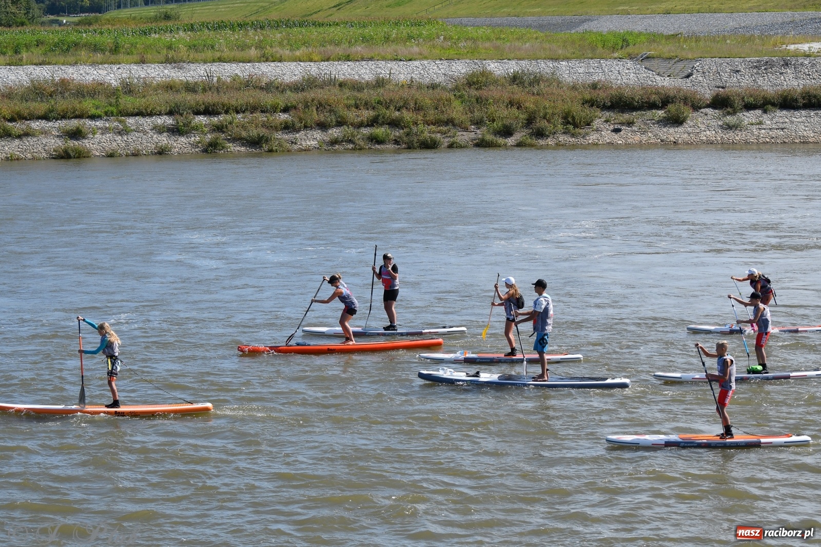 Zdjęcie w galerii na portalu naszraciborz.pl: Regaty Odra Sup Cup - long race wystartował spod zapory [FOTO i WIDEO] wiadomości z regionu