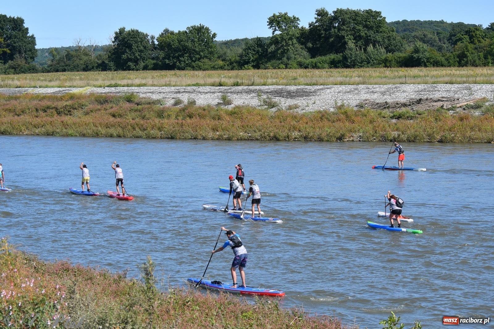 Zdjęcie w galerii na portalu naszraciborz.pl: Regaty Odra Sup Cup - long race wystartował spod zapory [FOTO i WIDEO] wiadomości z regionu
