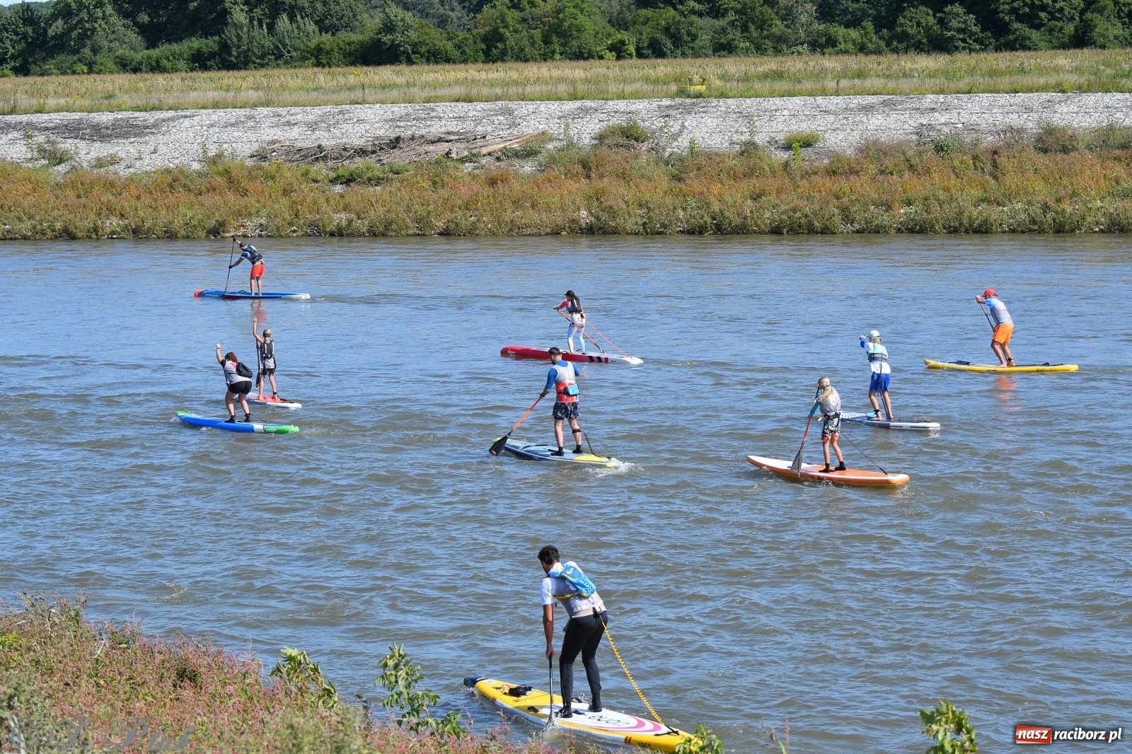Zdjęcie w galerii na portalu naszraciborz.pl: Regaty Odra Sup Cup - long race wystartował spod zapory [FOTO i WIDEO] wiadomości z regionu