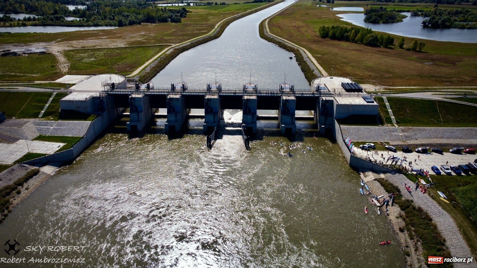 Zdjęcie w galerii na portalu naszraciborz.pl: Regaty Odra Sup Cup - long race wystartował spod zapory [FOTO i WIDEO] wiadomości z regionu