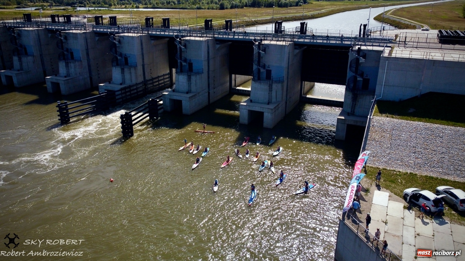 Zdjęcie w galerii na portalu naszraciborz.pl: Regaty Odra Sup Cup - long race wystartował spod zapory [FOTO i WIDEO] wiadomości z regionu