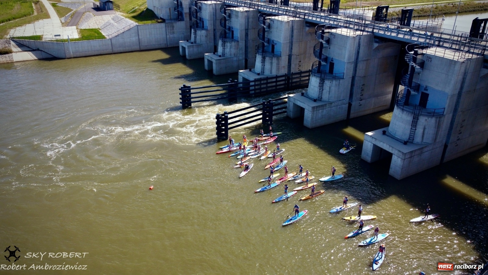 Zdjęcie w galerii na portalu naszraciborz.pl: Regaty Odra Sup Cup - long race wystartował spod zapory [FOTO i WIDEO] wiadomości z regionu