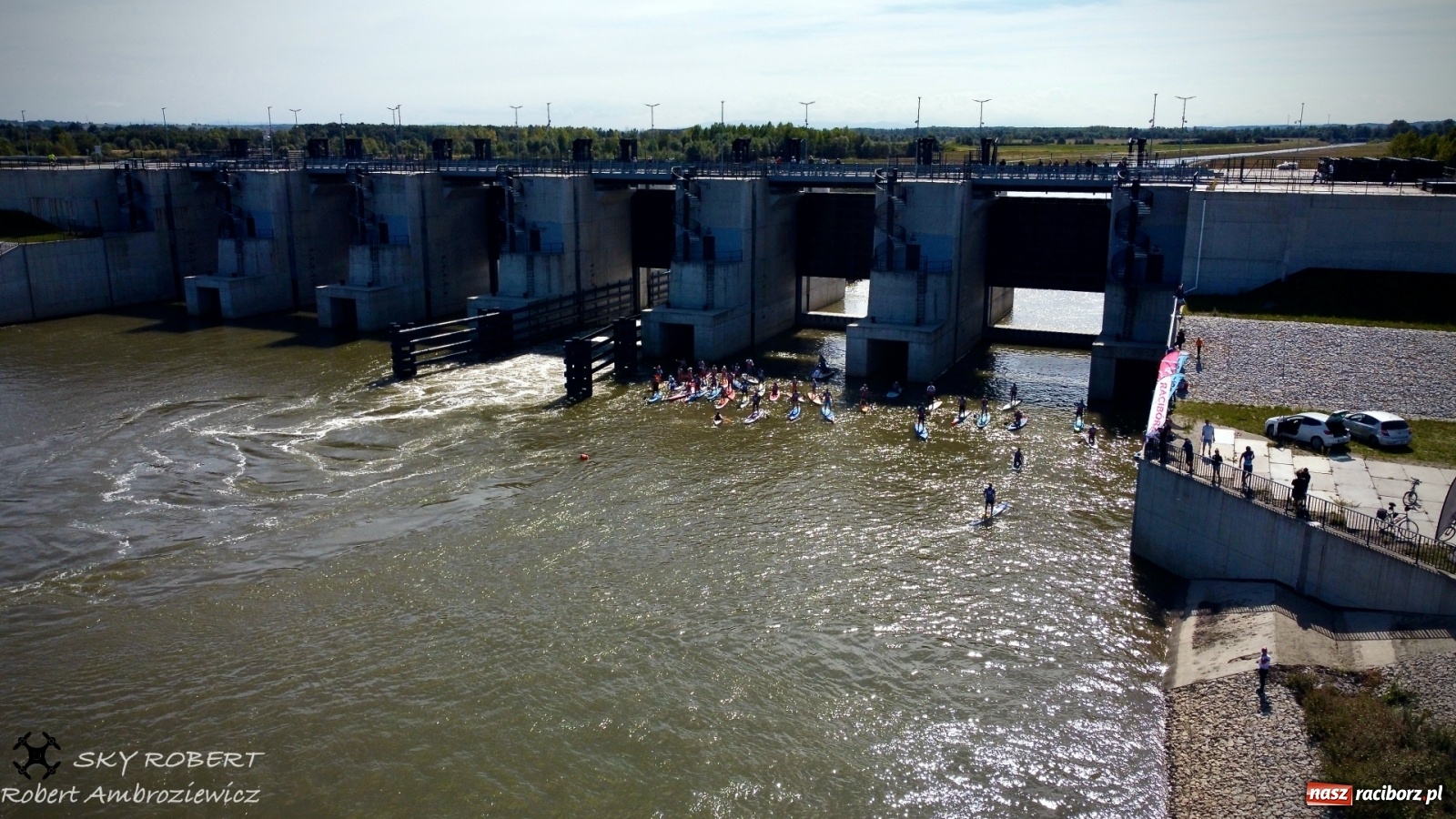 Zdjęcie w galerii na portalu naszraciborz.pl: Regaty Odra Sup Cup - long race wystartował spod zapory [FOTO i WIDEO] wiadomości z regionu