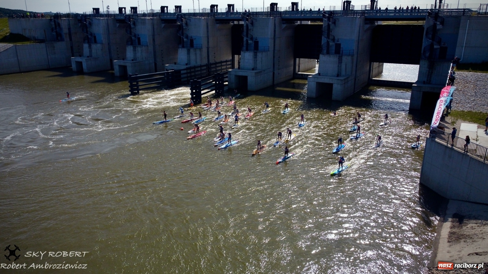 Zdjęcie w galerii na portalu naszraciborz.pl: Regaty Odra Sup Cup - long race wystartował spod zapory [FOTO i WIDEO] wiadomości z regionu