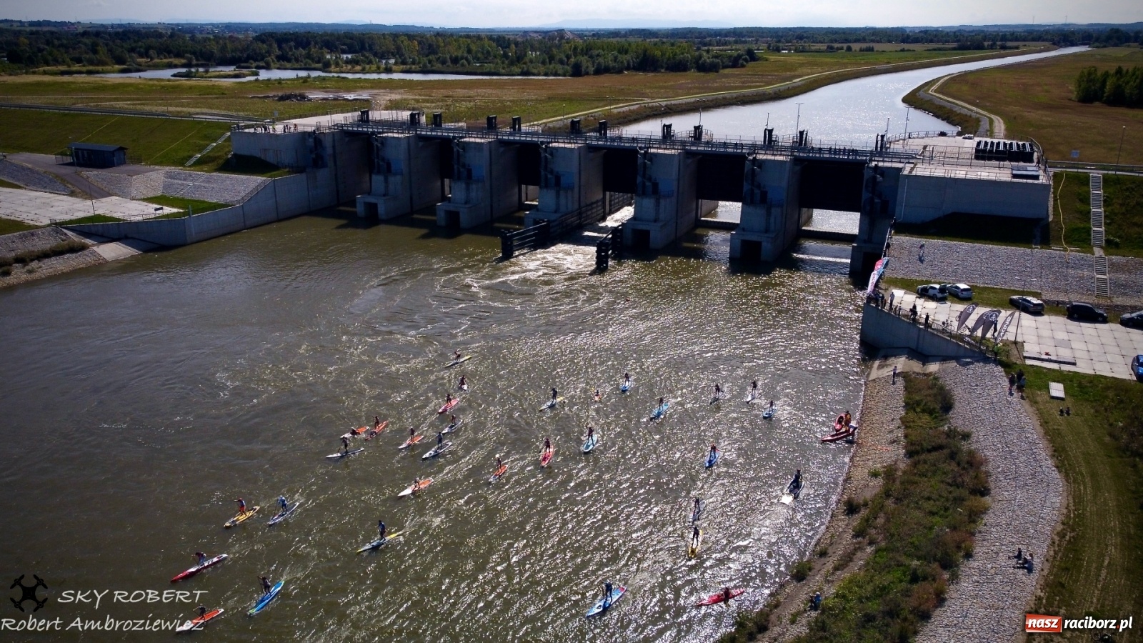 Zdjęcie w galerii na portalu naszraciborz.pl: Regaty Odra Sup Cup - long race wystartował spod zapory [FOTO i WIDEO] wiadomości z regionu
