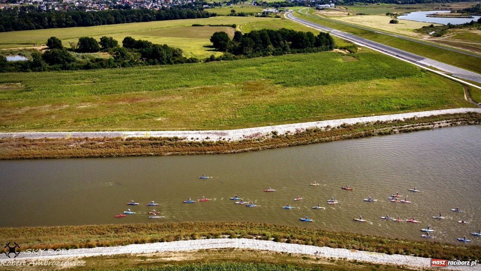 Zdjęcie w galerii na portalu naszraciborz.pl: Regaty Odra Sup Cup - long race wystartował spod zapory [FOTO i WIDEO] wiadomości z regionu