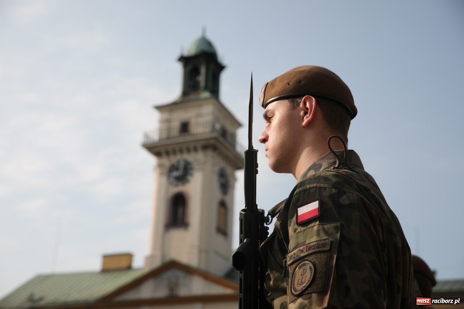 Zdjęcie w galerii na portalu naszraciborz.pl: Przysięga w 13. Śląskiej Brygadzie Obrony Terytorialnej wiadomości z regionu