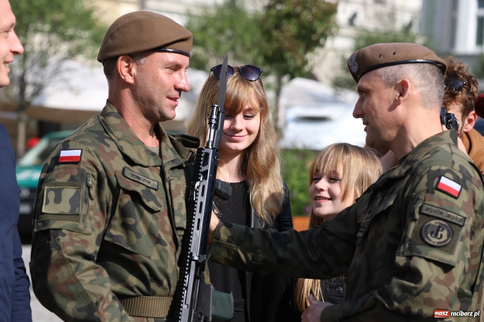 Zdjęcie w galerii na portalu naszraciborz.pl: Przysięga w 13. Śląskiej Brygadzie Obrony Terytorialnej wiadomości z regionu