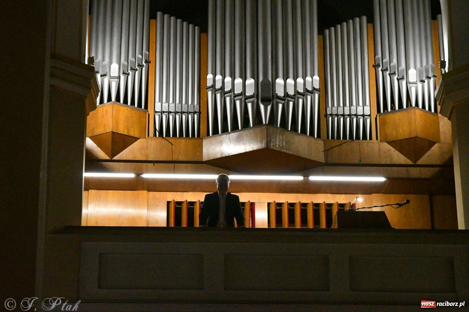 Zdjęcie w galerii na portalu naszraciborz.pl: Światowej sławy organista improwizator zagrał w kościele farnym wiadomości z regionu