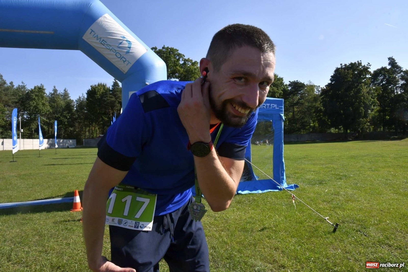 Zdjęcie w galerii na portalu naszraciborz.pl: VI Kuźniański Półmaraton Leśny RAFAMET wiadomości z regionu