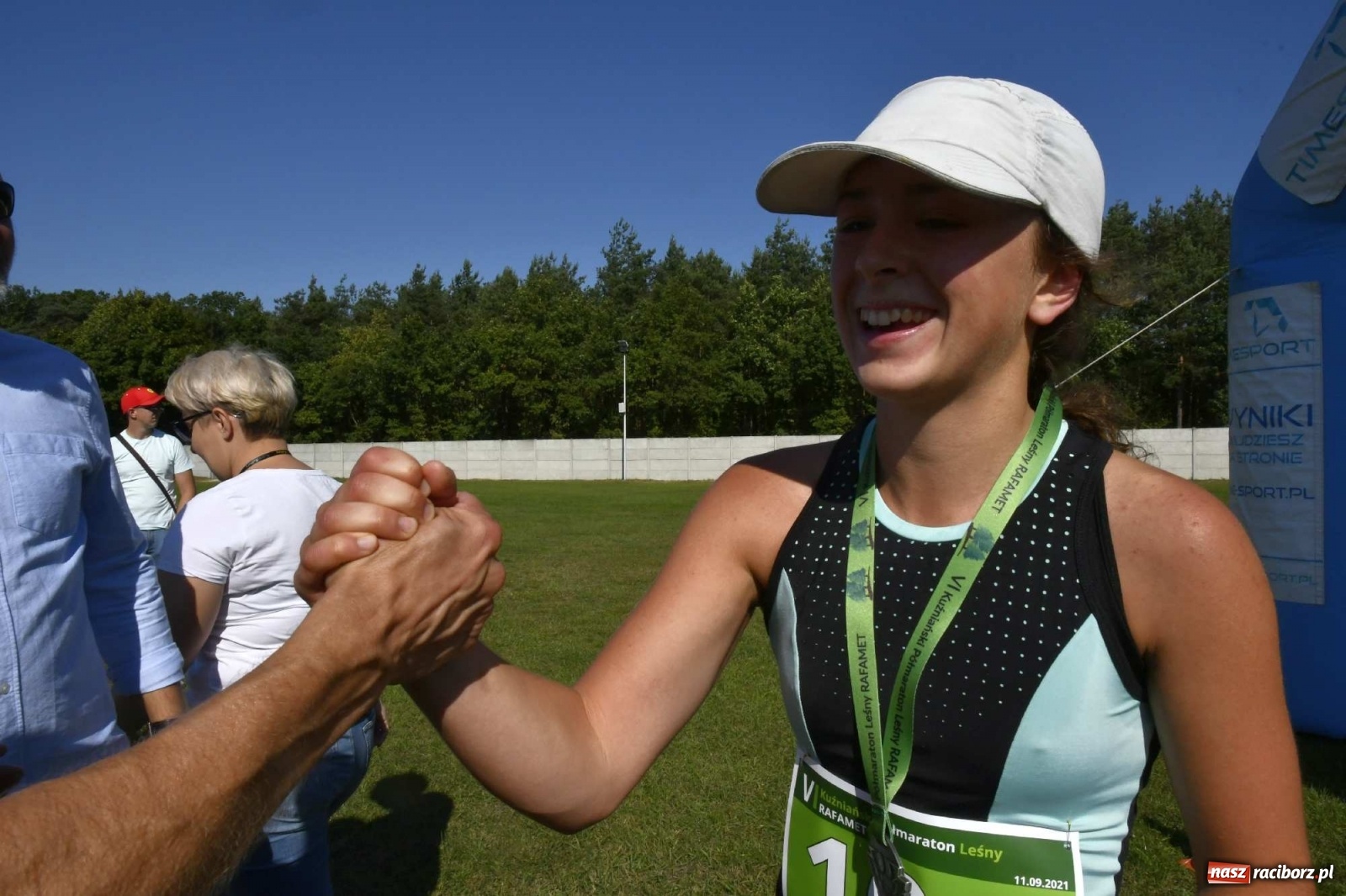 Zdjęcie w galerii na portalu naszraciborz.pl: VI Kuźniański Półmaraton Leśny RAFAMET wiadomości z regionu