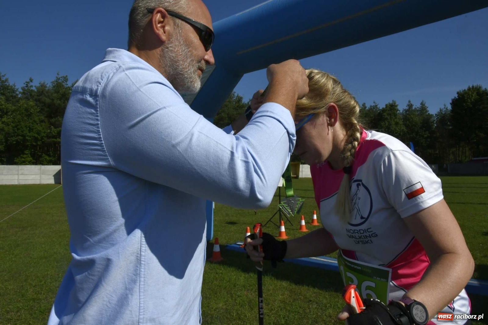 Zdjęcie w galerii na portalu naszraciborz.pl: VI Kuźniański Półmaraton Leśny RAFAMET wiadomości z regionu