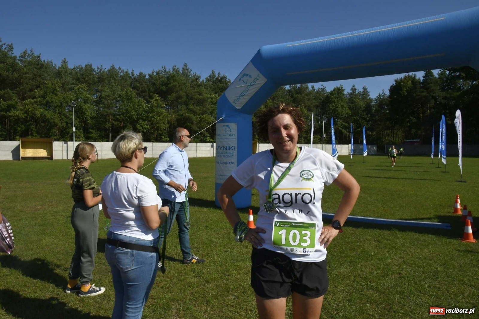Zdjęcie w galerii na portalu naszraciborz.pl: VI Kuźniański Półmaraton Leśny RAFAMET wiadomości z regionu