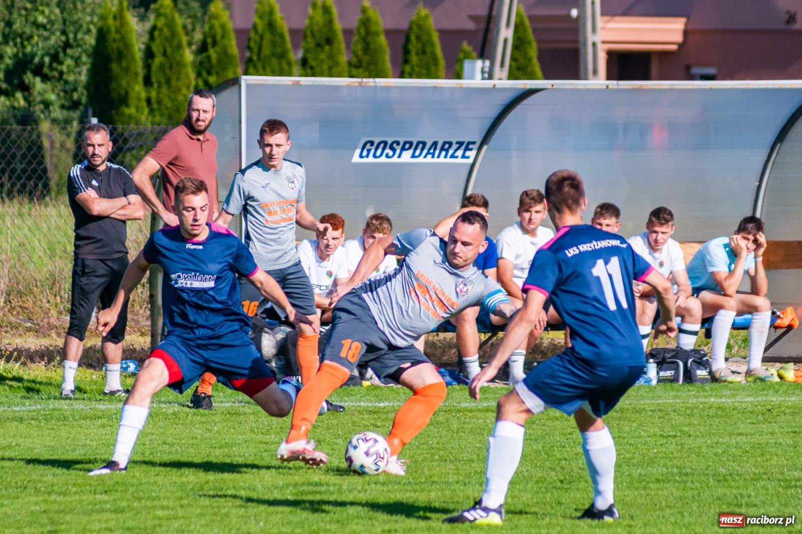 Zdjęcie w galerii na portalu naszraciborz.pl: Klasa okręgowa. Powiatowe derby na remis [FOTO i WIDEO] wiadomości z regionu