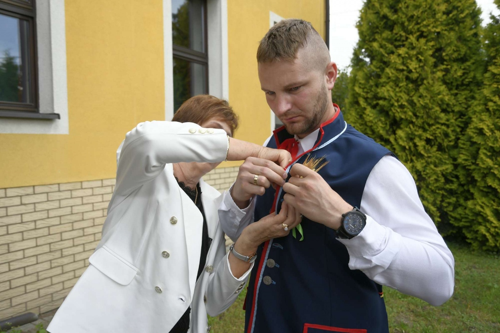 Zdjęcie w galerii na portalu naszraciborz.pl: Piękne śląskie stroje na dożynkach w Łubowicach [FOTO i WIDEO] wiadomości z regionu