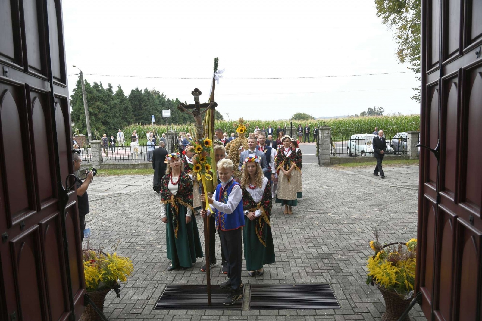 Zdjęcie w galerii na portalu naszraciborz.pl: Piękne śląskie stroje na dożynkach w Łubowicach [FOTO i WIDEO] wiadomości z regionu