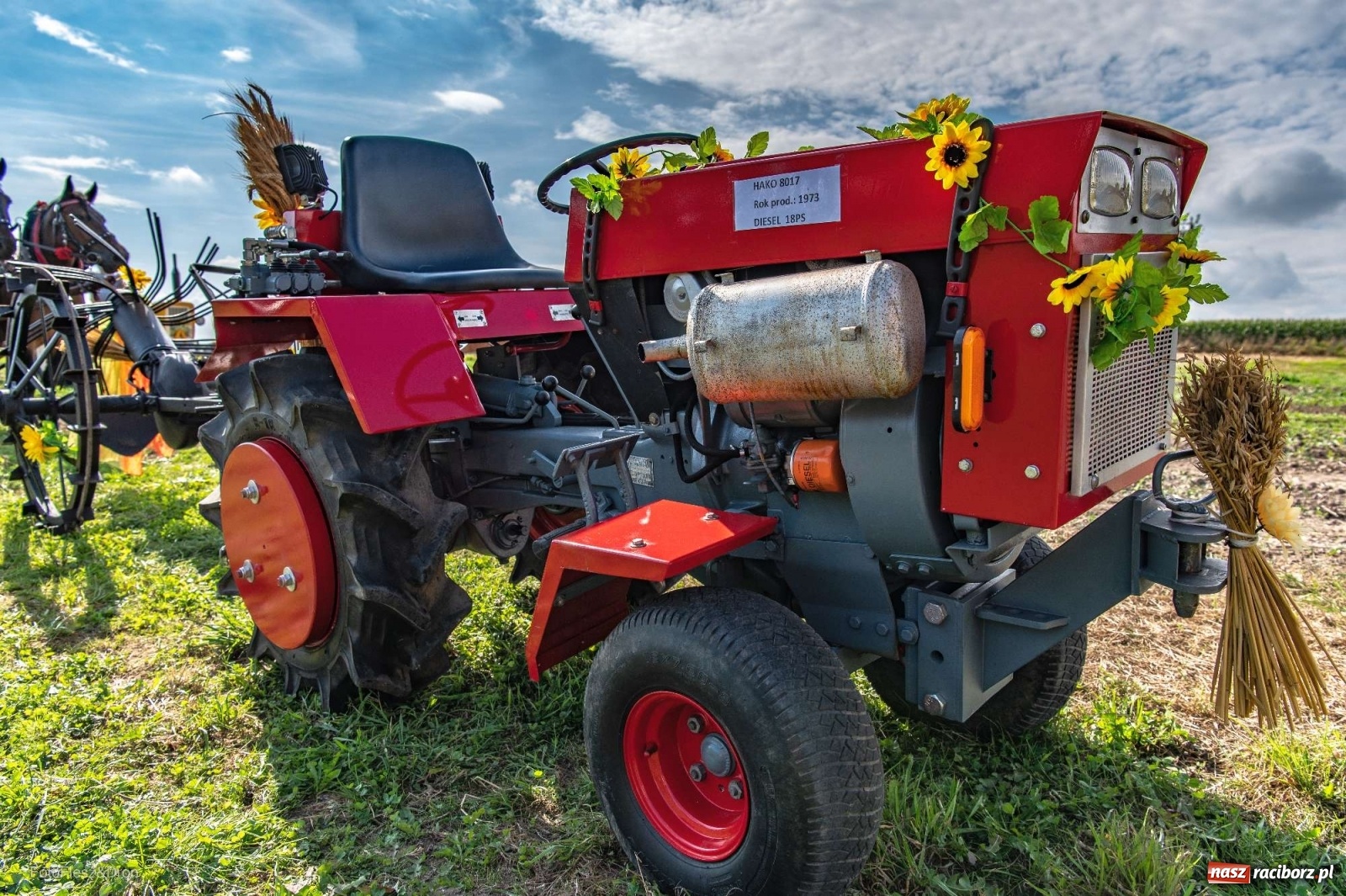Zdjęcie w galerii na portalu naszraciborz.pl: Parada zabytkowych ciągników i maszyn rolniczych [FOTO i WIDEO] wiadomości z regionu