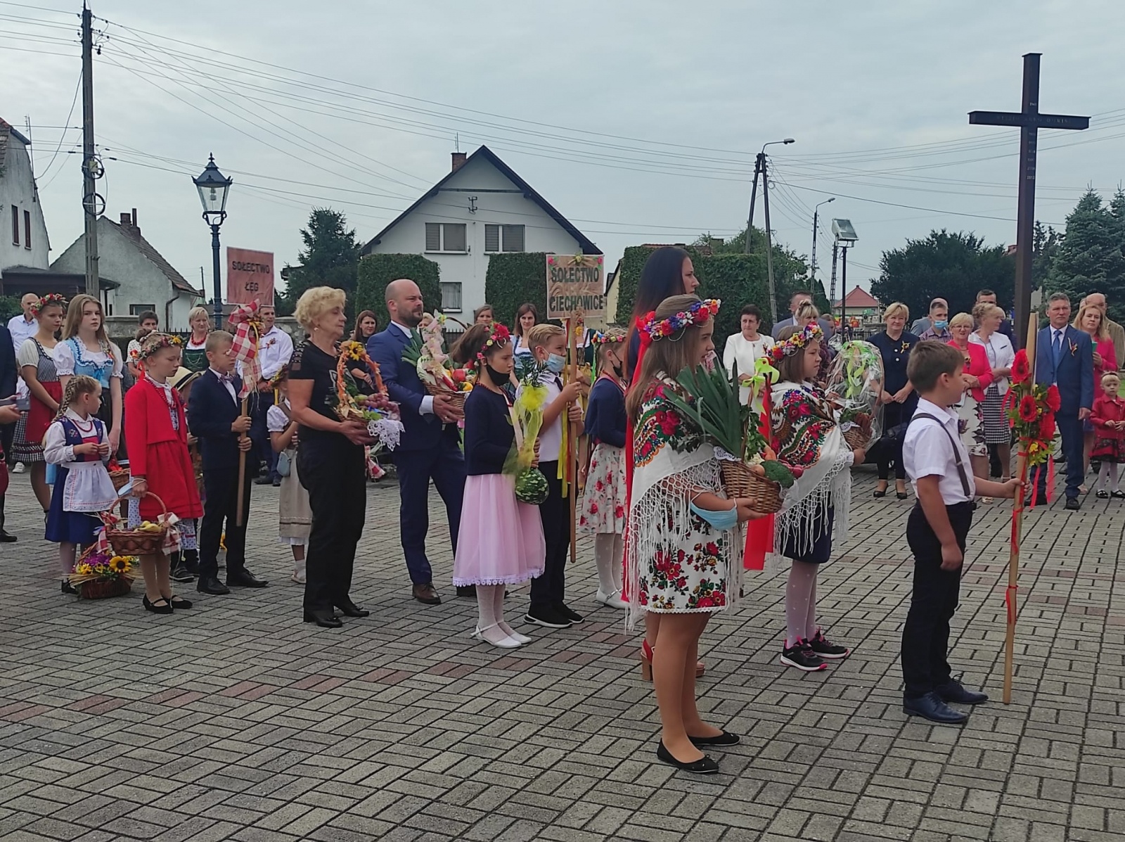 Zdjęcie w galerii na portalu naszraciborz.pl: Łęg, Zawada Książęca i Ciechowice dziękowały za plony wiadomości z regionu