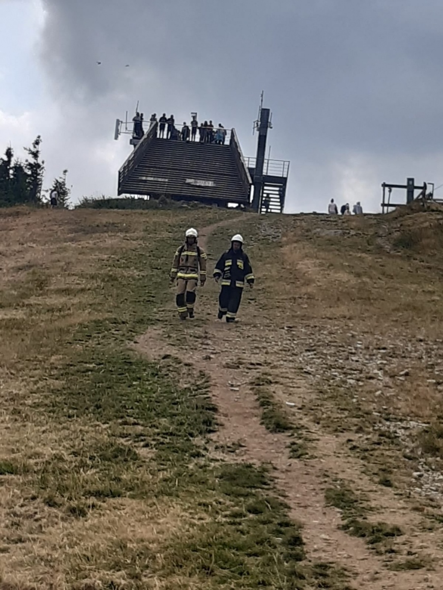 Zdjęcie w galerii na portalu naszraciborz.pl: Druhowie z Gminy Krzyżanowice zdobyli Skrzyczne [FOTO] wiadomości z regionu