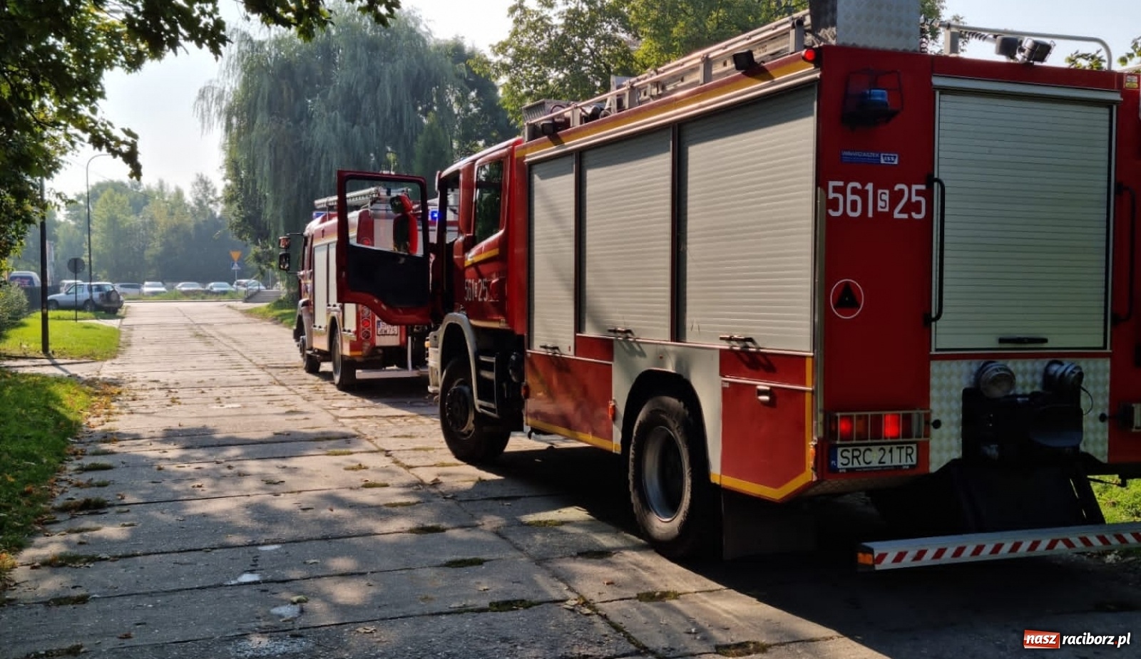 Zdjęcie w galerii na portalu naszraciborz.pl: Raport 998. Czujność grzybiarzy zapobiegła tragedii. Strażacka akcja na Wandy wiadomości z regionu