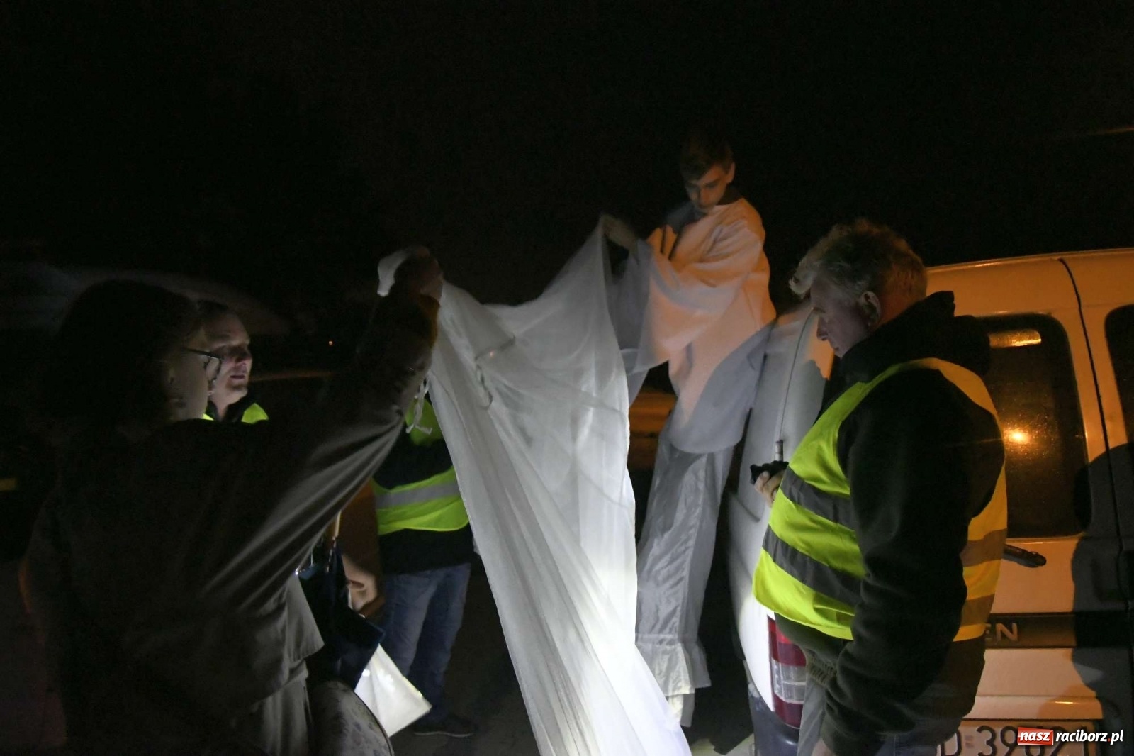 Zdjęcie w galerii na portalu naszraciborz.pl: Parada świateł i spektakl przed pałacem w Pogrzebieniu [FOTO i WIDEO] wiadomości z regionu