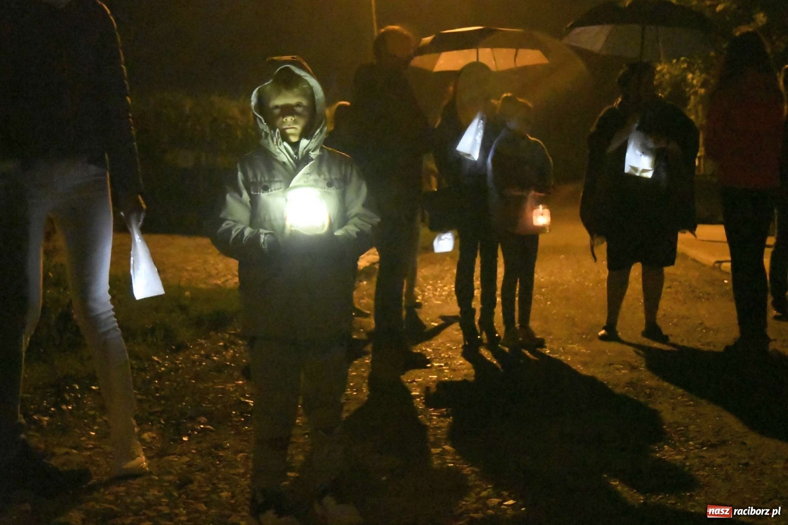 Zdjęcie w galerii na portalu naszraciborz.pl: Parada świateł i spektakl przed pałacem w Pogrzebieniu [FOTO i WIDEO] wiadomości z regionu