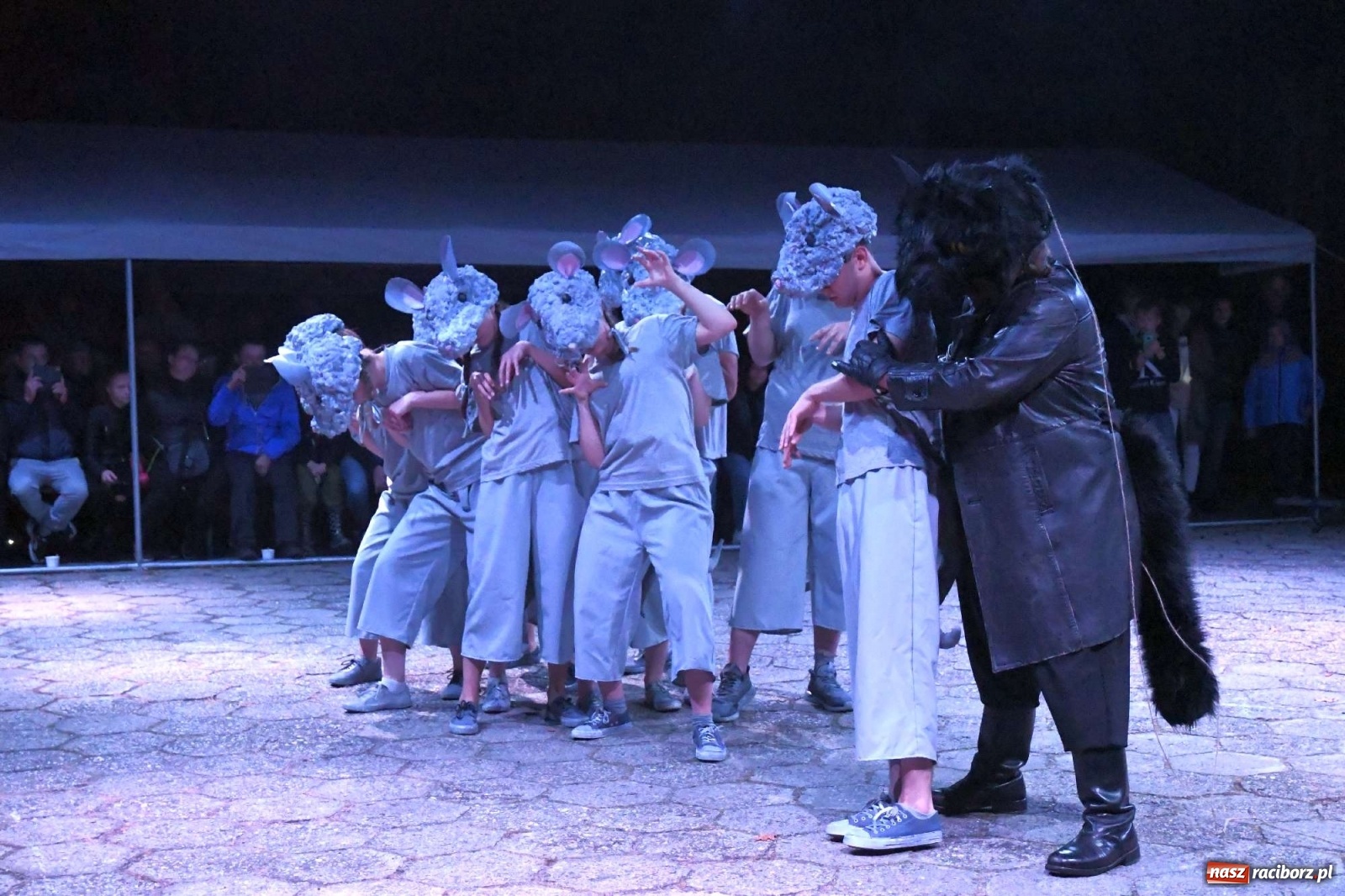 Zdjęcie w galerii na portalu naszraciborz.pl: Parada świateł i spektakl przed pałacem w Pogrzebieniu [FOTO i WIDEO] wiadomości z regionu