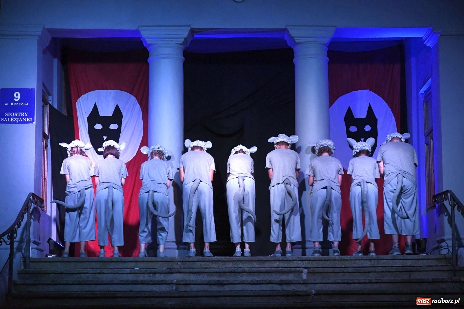 Zdjęcie w galerii na portalu naszraciborz.pl: Parada świateł i spektakl przed pałacem w Pogrzebieniu [FOTO i WIDEO] wiadomości z regionu