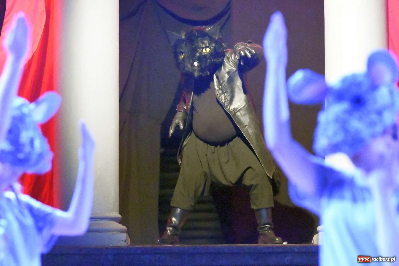 Zdjęcie w galerii na portalu naszraciborz.pl: Parada świateł i spektakl przed pałacem w Pogrzebieniu [FOTO i WIDEO] wiadomości z regionu