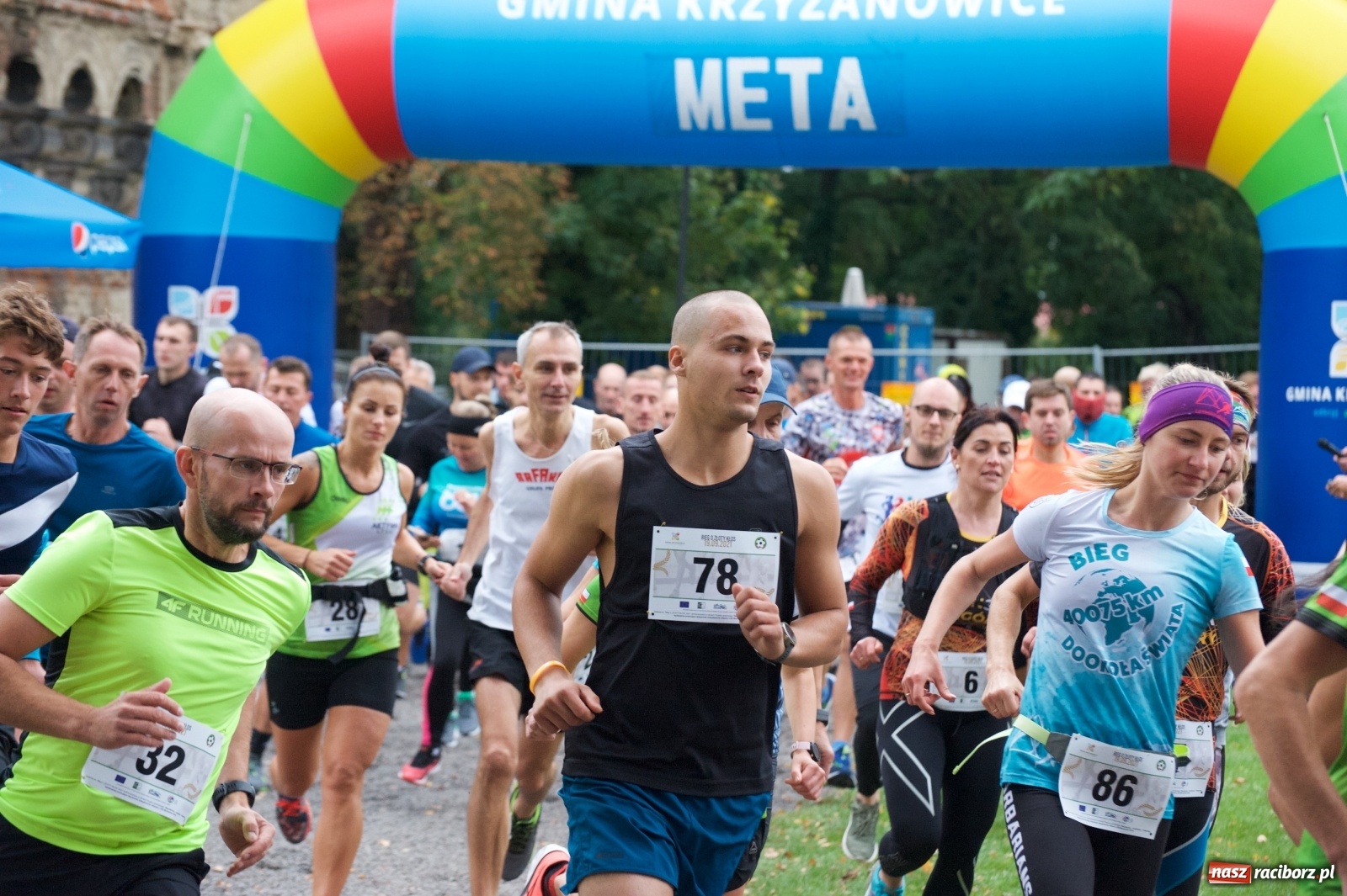 Zdjęcie w galerii na portalu naszraciborz.pl: Bieg o Złoty Kłos. Tworków debiutuje na mapie sportów biegowych wiadomości z regionu