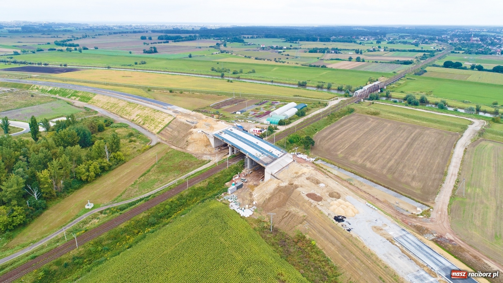Zdjęcie w galerii na portalu naszraciborz.pl: Blisko, coraz bliżej. Najnowsze zdjęcia z budowy wschodniej obwodnicy Raciborza wiadomości z regionu