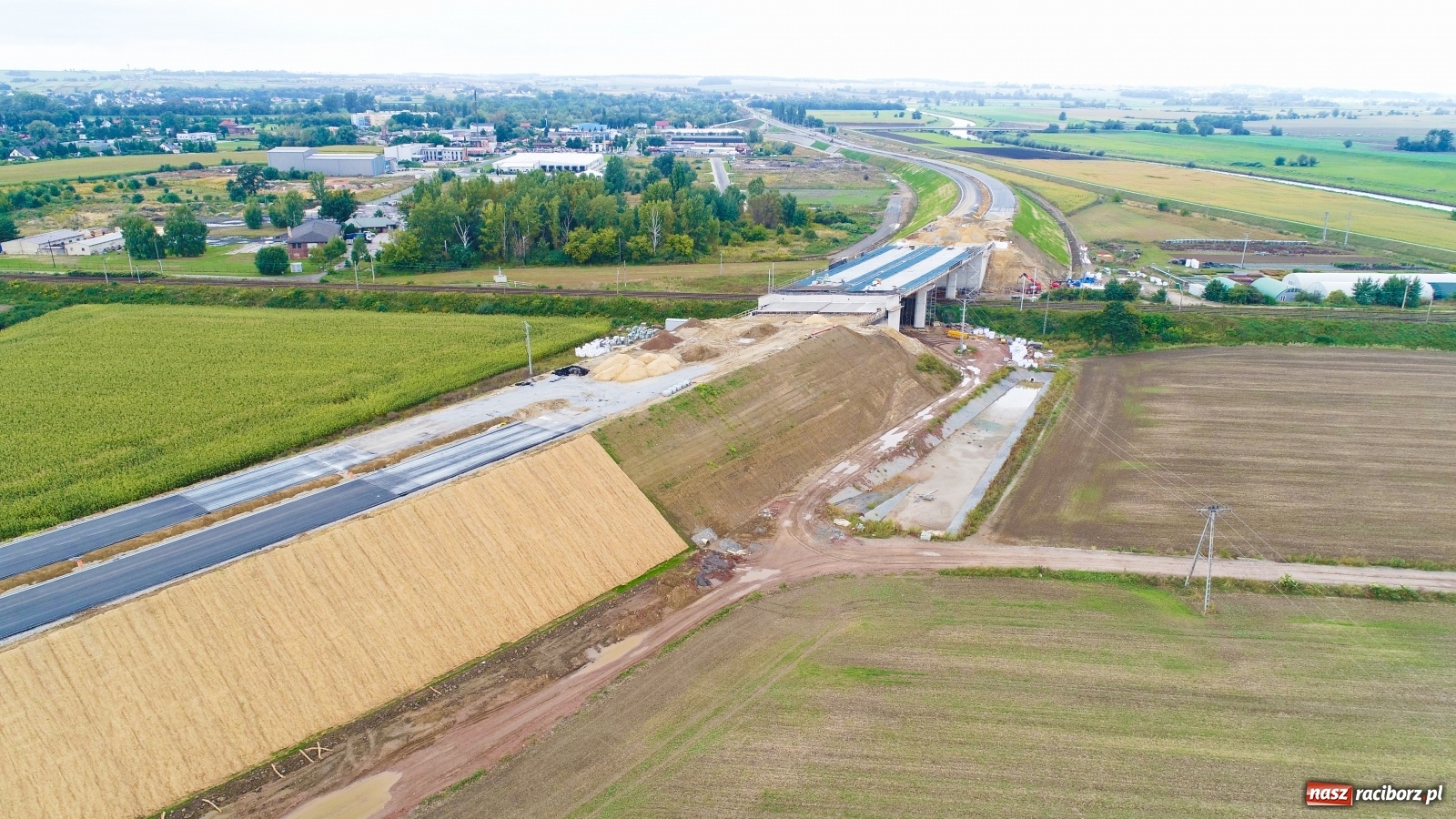 Zdjęcie w galerii na portalu naszraciborz.pl: Blisko, coraz bliżej. Najnowsze zdjęcia z budowy wschodniej obwodnicy Raciborza wiadomości z regionu