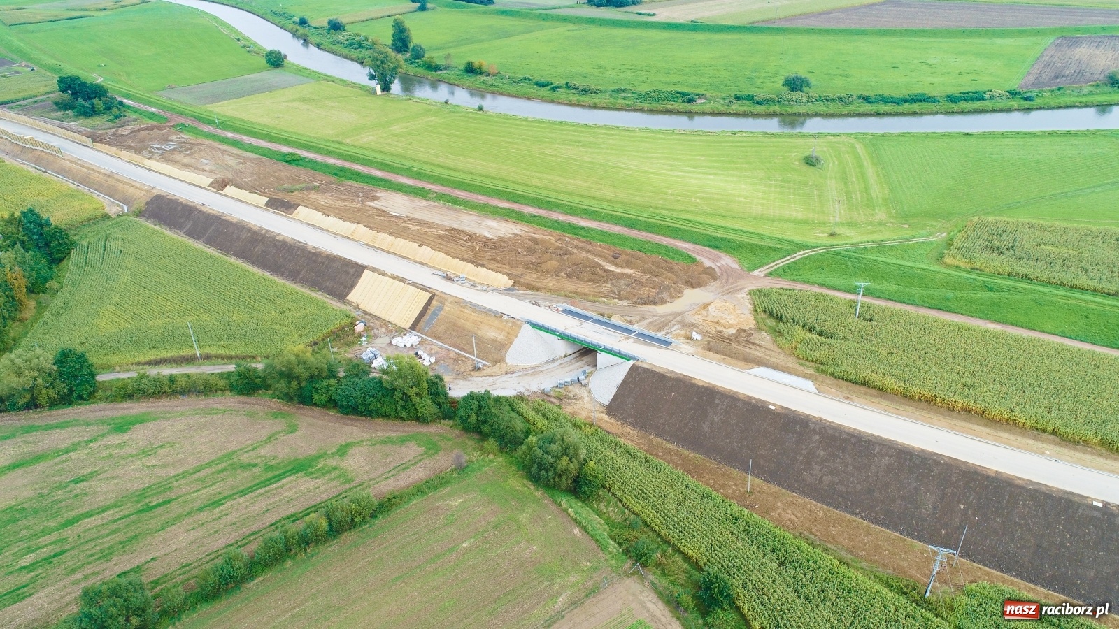 Zdjęcie w galerii na portalu naszraciborz.pl: Blisko, coraz bliżej. Najnowsze zdjęcia z budowy wschodniej obwodnicy Raciborza wiadomości z regionu