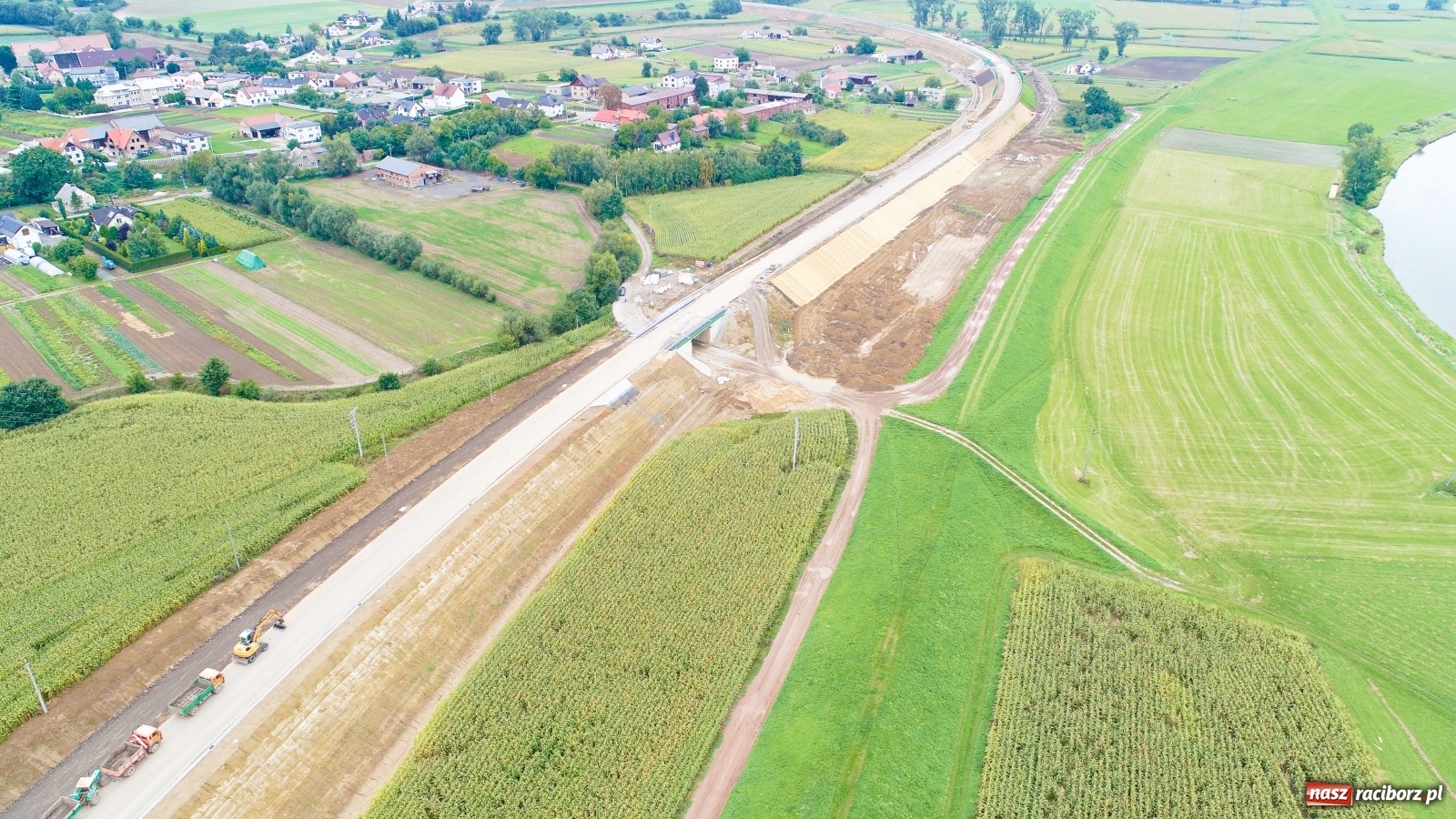 Zdjęcie w galerii na portalu naszraciborz.pl: Blisko, coraz bliżej. Najnowsze zdjęcia z budowy wschodniej obwodnicy Raciborza wiadomości z regionu