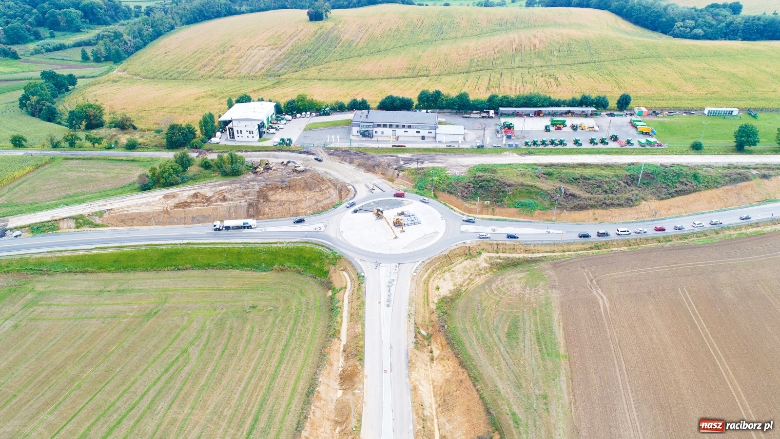 Zdjęcie w galerii na portalu naszraciborz.pl: Blisko, coraz bliżej. Najnowsze zdjęcia z budowy wschodniej obwodnicy Raciborza wiadomości z regionu