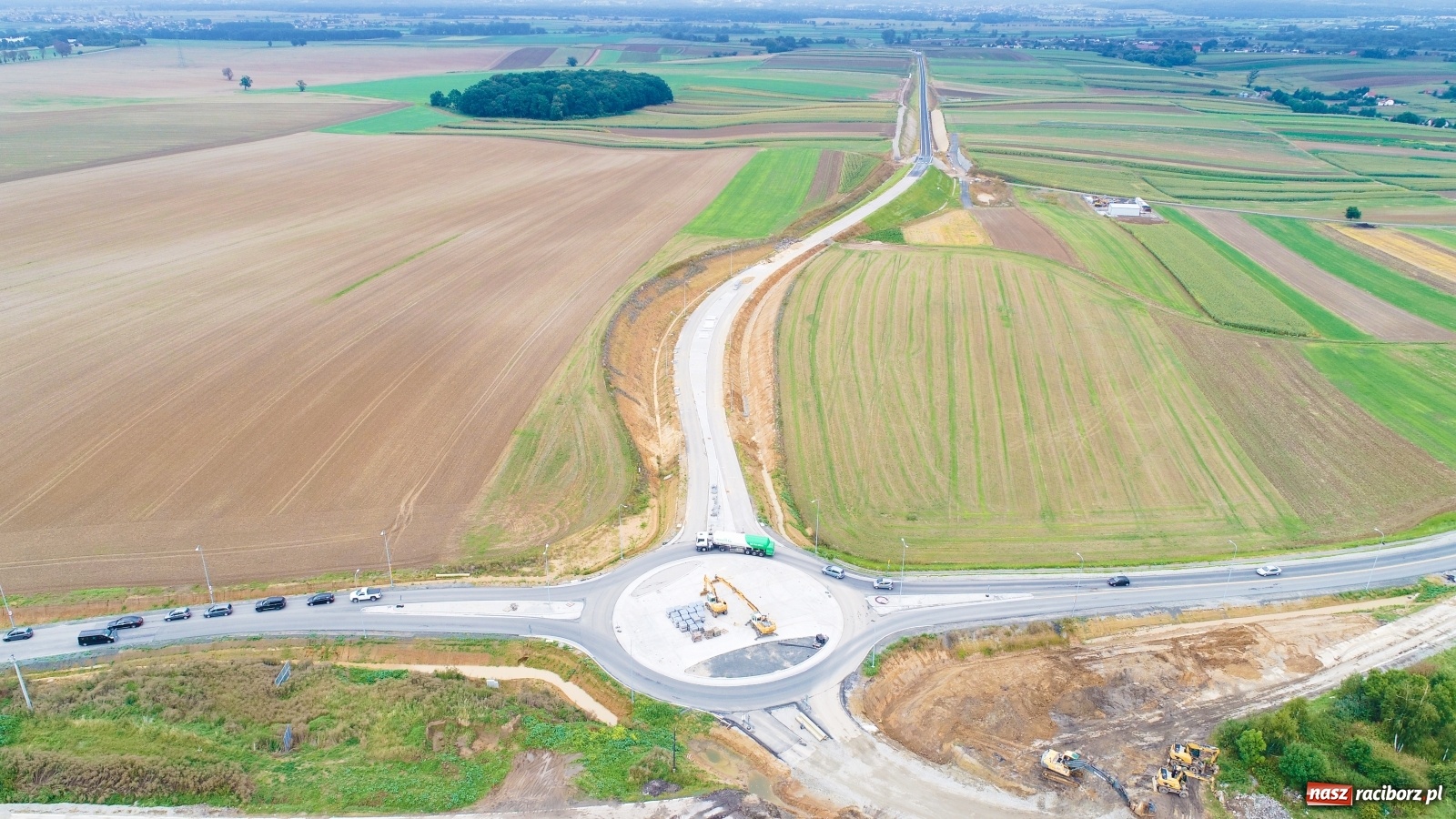 Zdjęcie w galerii na portalu naszraciborz.pl: Blisko, coraz bliżej. Najnowsze zdjęcia z budowy wschodniej obwodnicy Raciborza wiadomości z regionu