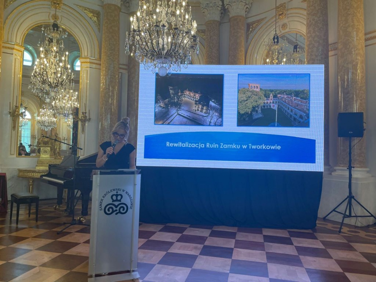 Zdjęcie w galerii na portalu naszraciborz.pl: Rewitalizacja zamku w Tworkowie wyróżniona w Warszawie wiadomości z regionu