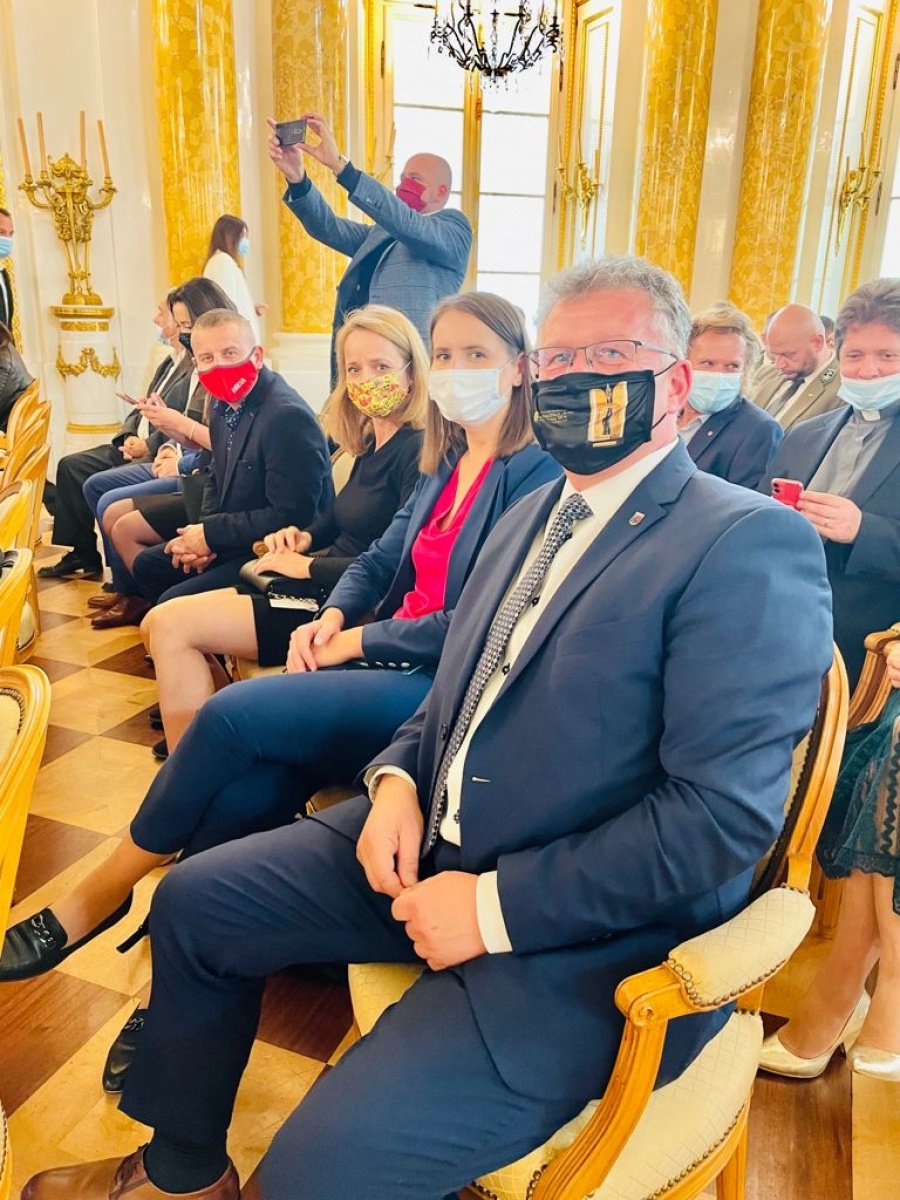 Zdjęcie w galerii na portalu naszraciborz.pl: Rewitalizacja zamku w Tworkowie wyróżniona w Warszawie wiadomości z regionu