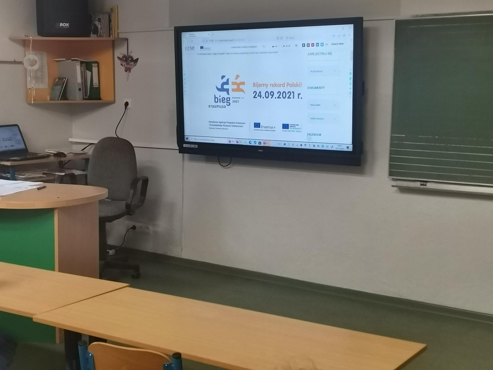 Zdjęcie w galerii na portalu naszraciborz.pl: Uczniowie z Brzeźnicy w Biegu Erasmus wiadomości z regionu