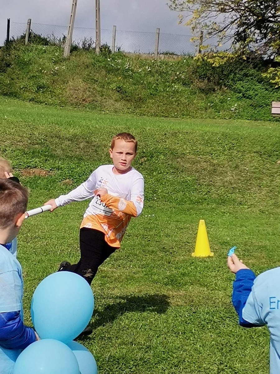 Zdjęcie w galerii na portalu naszraciborz.pl: Uczniowie z Brzeźnicy w Biegu Erasmus wiadomości z regionu
