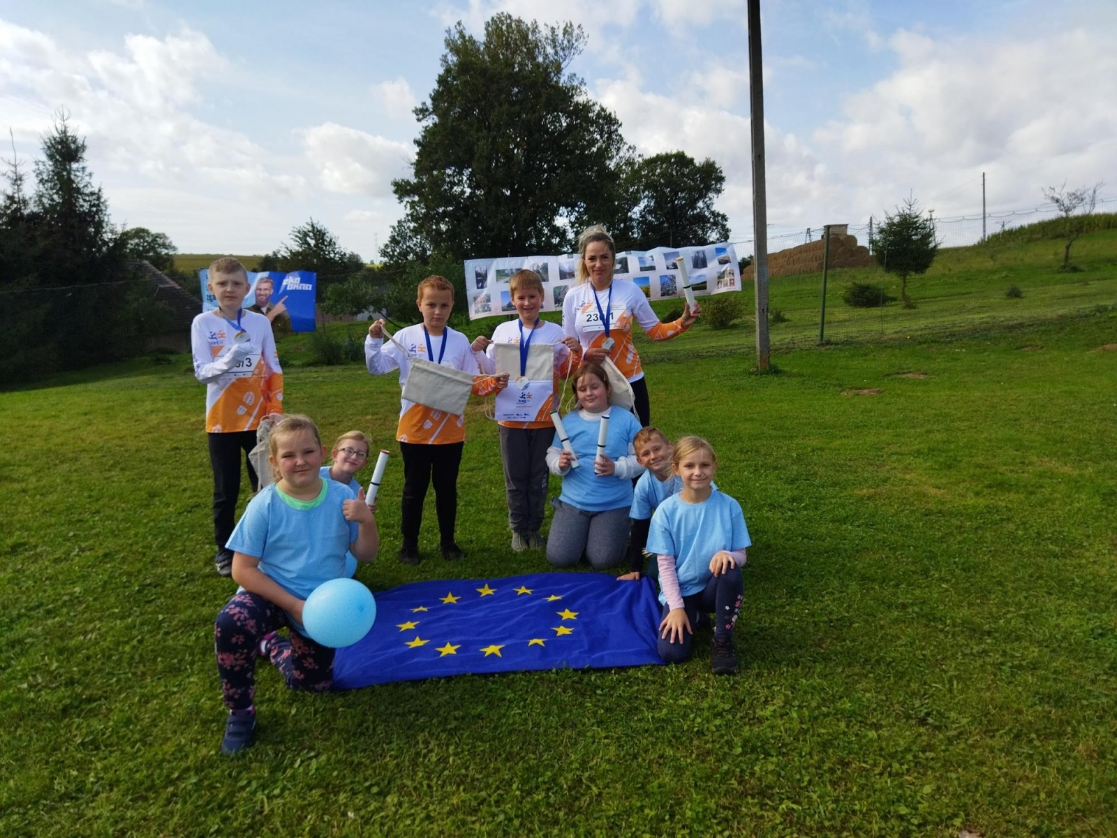 Zdjęcie w galerii na portalu naszraciborz.pl: Uczniowie z Brzeźnicy w Biegu Erasmus wiadomości z regionu
