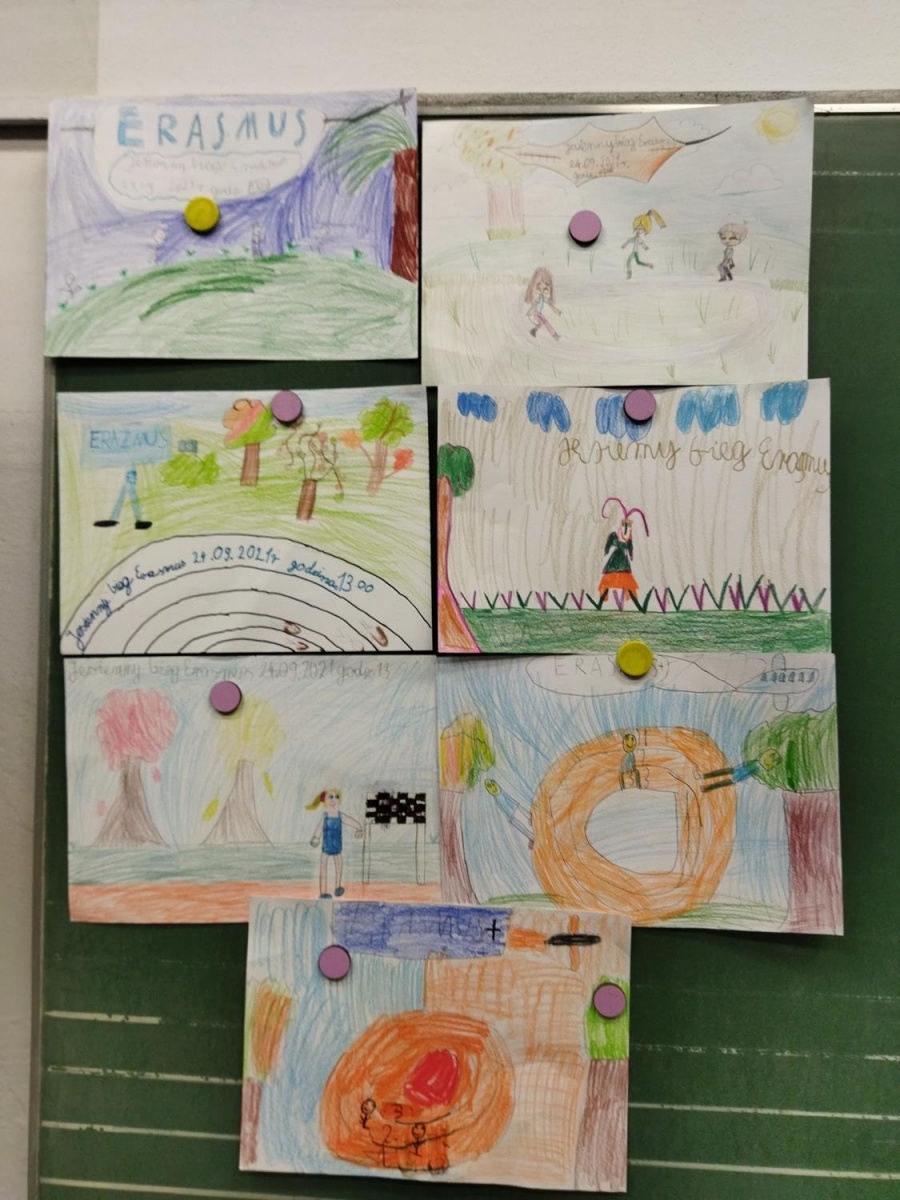 Zdjęcie w galerii na portalu naszraciborz.pl: Uczniowie z Brzeźnicy w Biegu Erasmus wiadomości z regionu