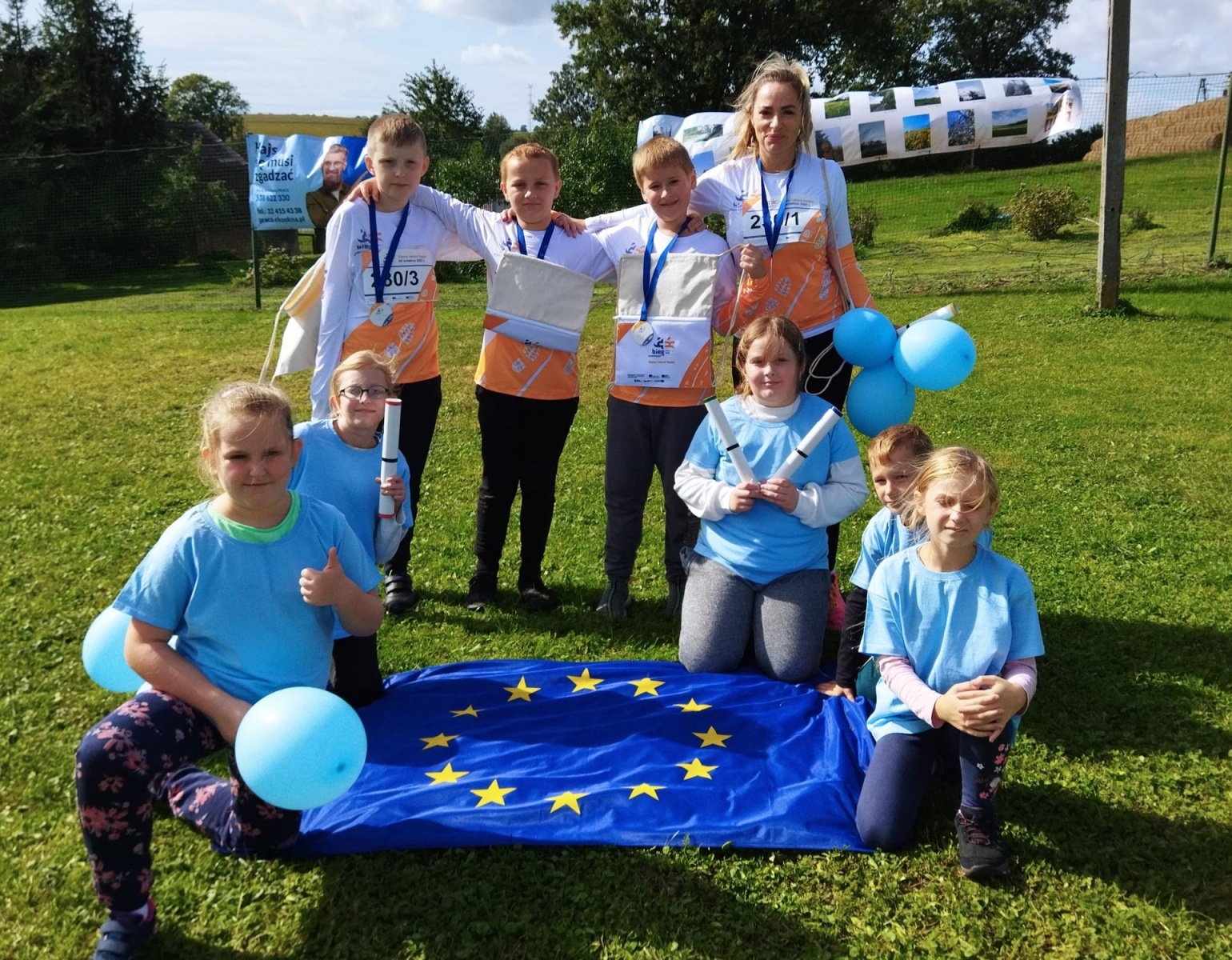 Zdjęcie w galerii na portalu naszraciborz.pl: Uczniowie z Brzeźnicy w Biegu Erasmus wiadomości z regionu