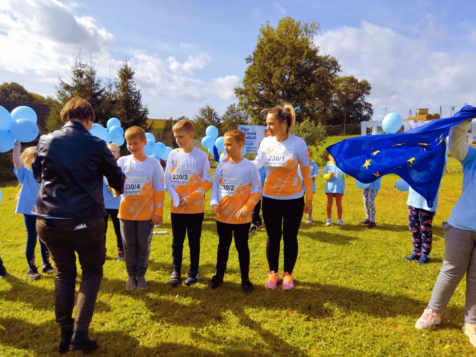 Zdjęcie w galerii na portalu naszraciborz.pl: Uczniowie z Brzeźnicy w Biegu Erasmus wiadomości z regionu