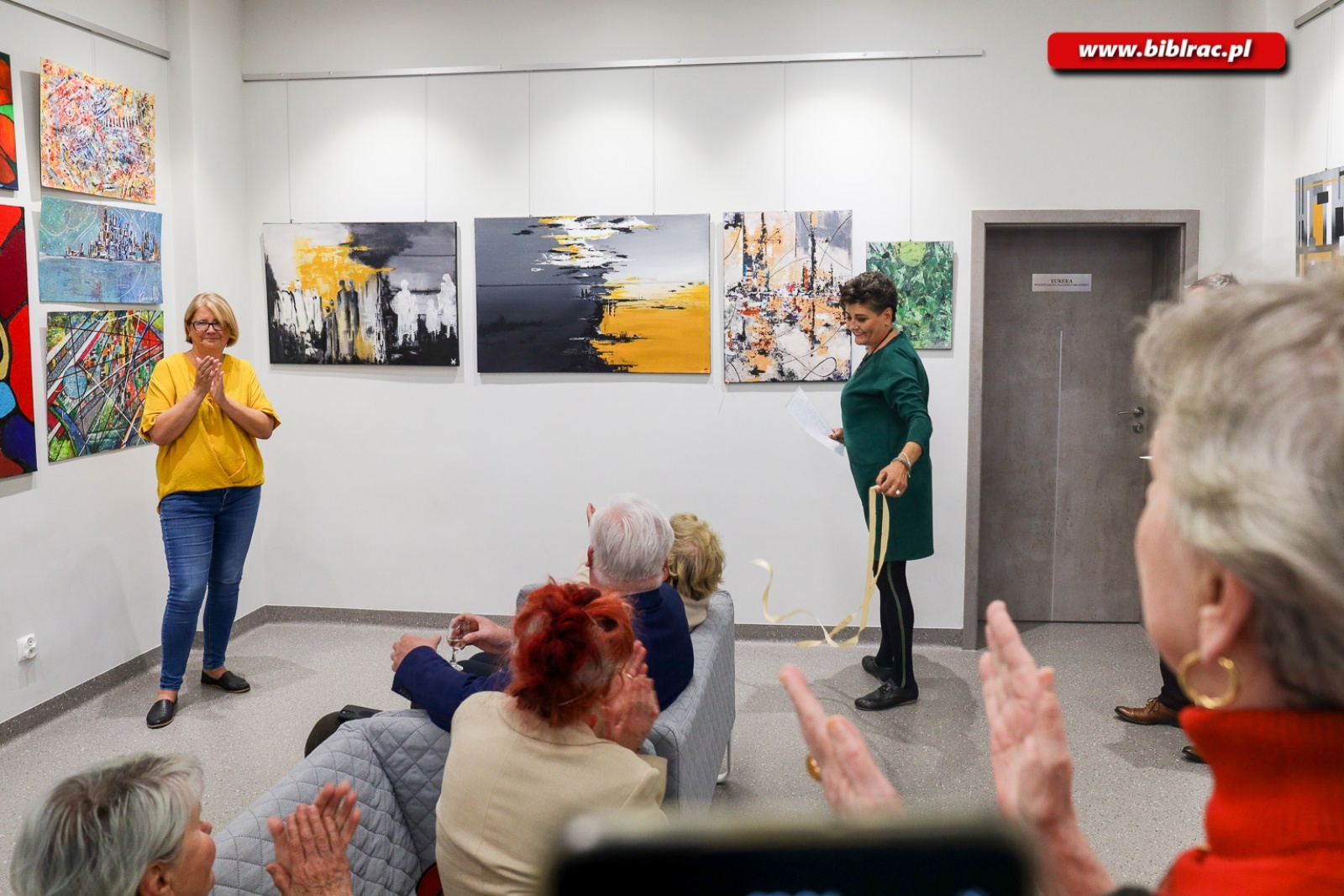 Zdjęcie w galerii na portalu naszraciborz.pl: Wernisaż wystawy Anny Żychskiej w Galerii Gawra - relacja wiadomości z regionu