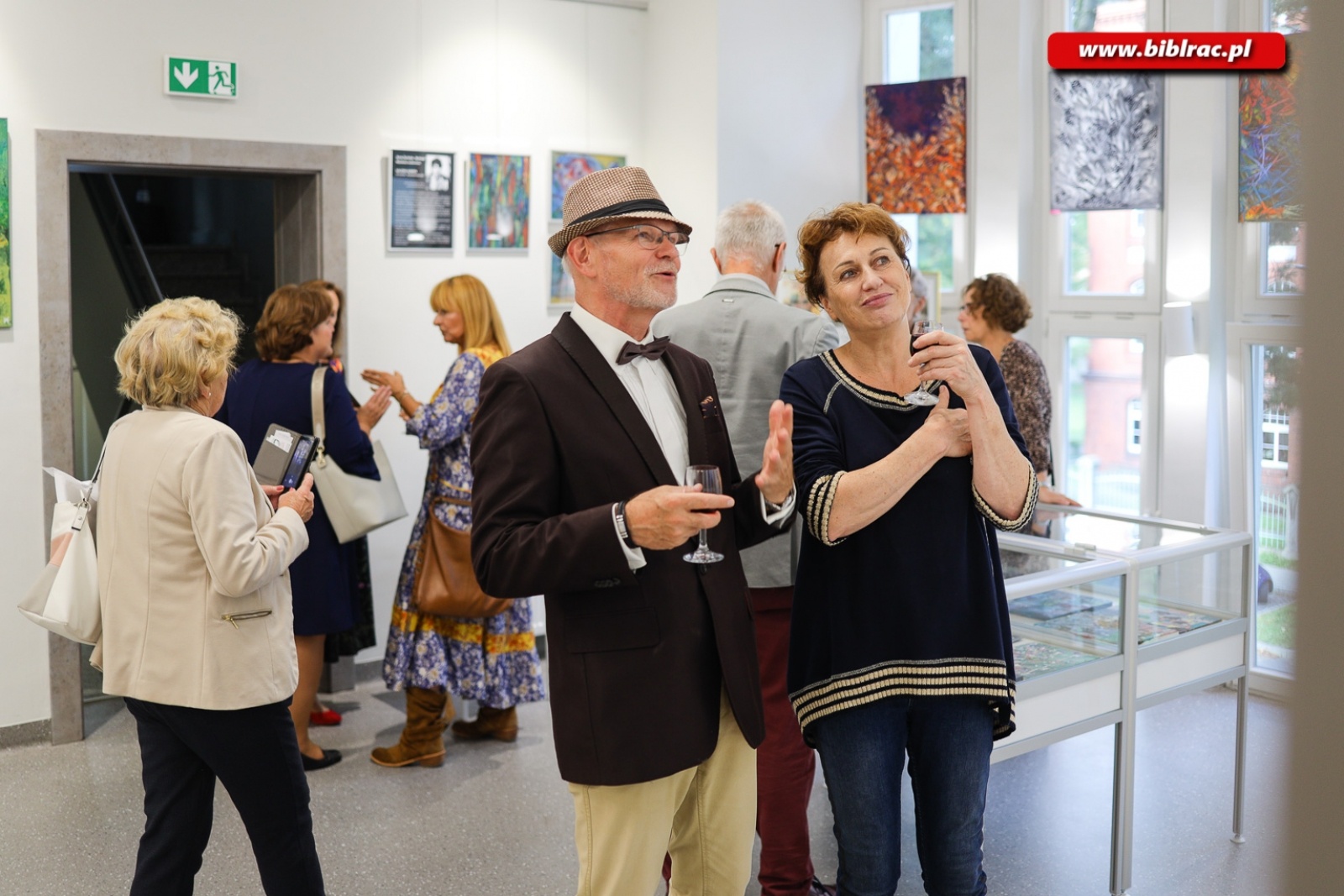 Zdjęcie w galerii na portalu naszraciborz.pl: Wernisaż wystawy Anny Żychskiej w Galerii Gawra - relacja wiadomości z regionu