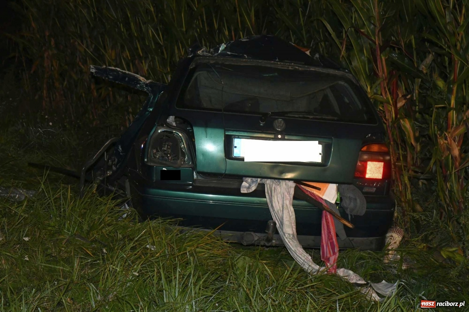 Zdjęcie w galerii na portalu naszraciborz.pl: DK 45 Racibórz-Opole. Tragiczny wypadek w Rudniku wiadomości z regionu