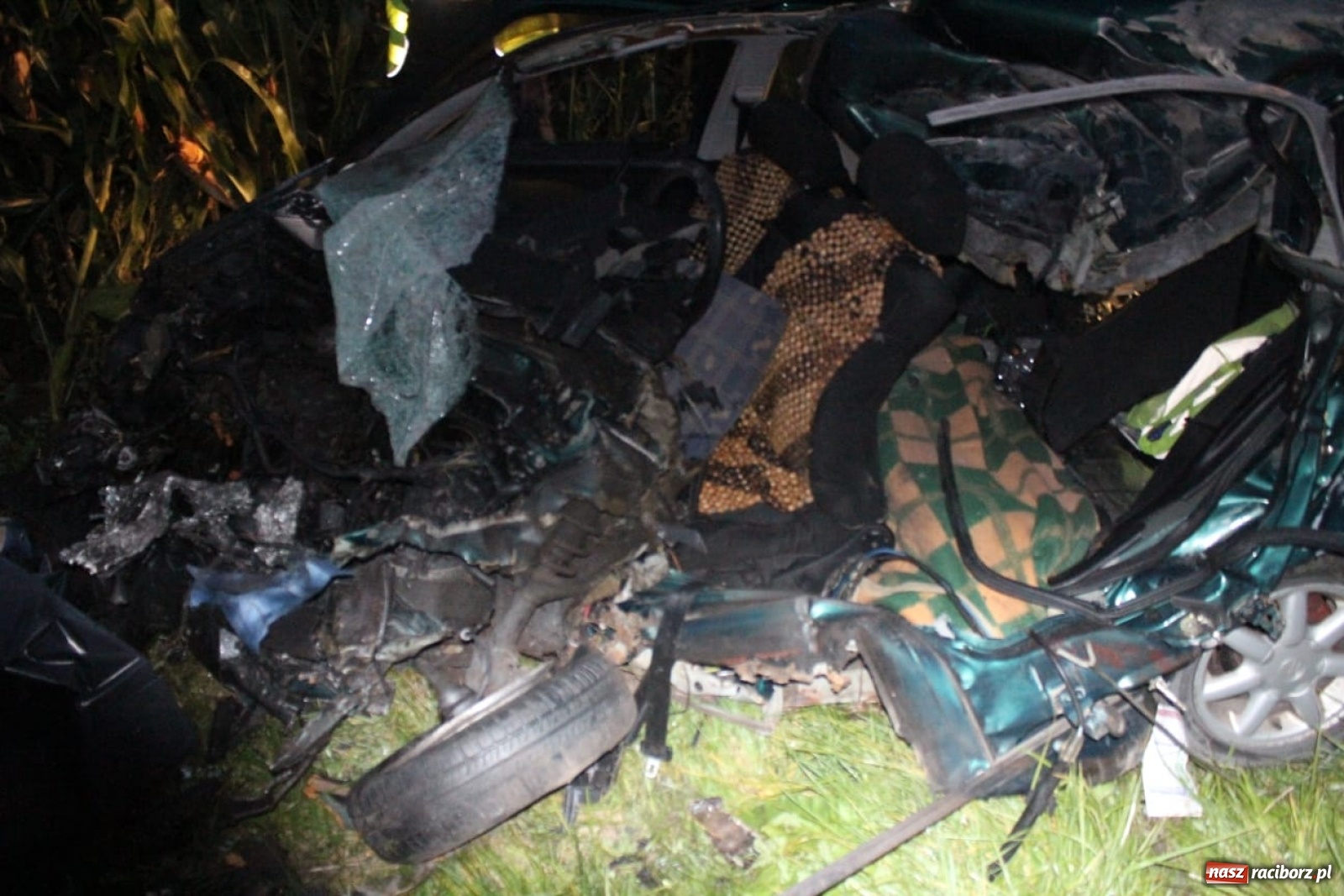 Zdjęcie w galerii na portalu naszraciborz.pl: DK 45 Racibórz-Opole. Tragiczny wypadek w Rudniku wiadomości z regionu